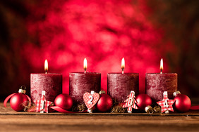 Weihnachten Kerzen dekoration